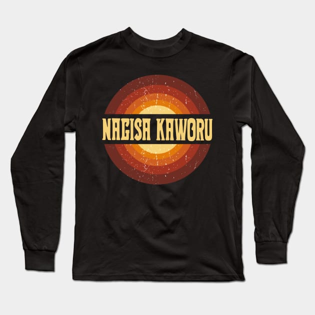 Vintage Proud Name Kaworu Anime Gifts Circle Long Sleeve T-Shirt by Amir Dorsman Tribal